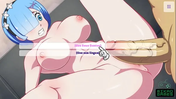 Clips de lecteur Rem from Re:Zero is tired of being a Maid and wants to be a porn star HD
