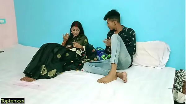 HD 18 teen wife cheating sex going viral! latest Hindi sex-enhetsklipp