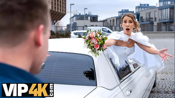 HD BRIDE4K. The Wedding Limo Chase-enhetsklipp