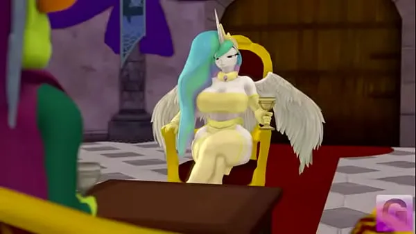 HD King thorax and Princess Celestia in a Royal meeting drive Clips