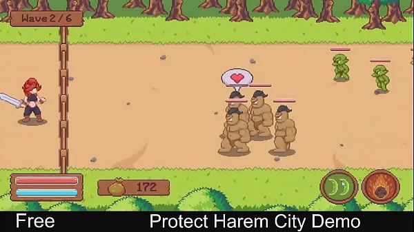 HD Protect Harem City Demo ڈرائیو کلپس