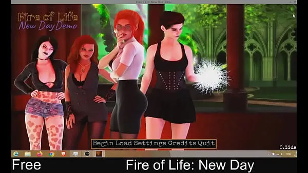 Κλιπ μονάδας δίσκου HD Fire of Life New Day Demo ( Steam demo Game) Sexual Content,Nudity,Visual Novel,Simulation,3D,Casual,Comic Book