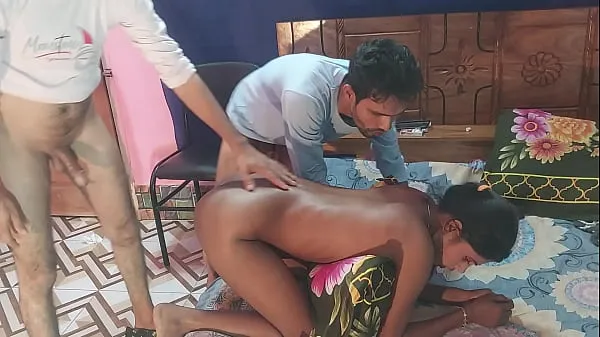 Clip ổ đĩa HD First time sex desi girlfriend Threesome Bengali Fucks Two Guys and one girl , Hanif pk and Sumona and Manik