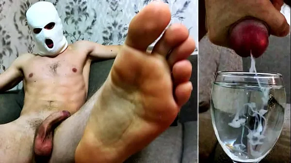 HD Russian Male DOMINATES and FUCKS You with Dirty Talk! CUMMING for you in a glass of water! Foot Fetish drive Clips