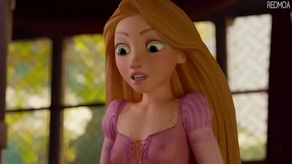 HD Rapunzel Sucks Cock For First Time (Animation-enhetsklipp