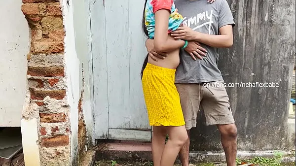 HD horny indian couple outdoor sex after clsses schijfclips