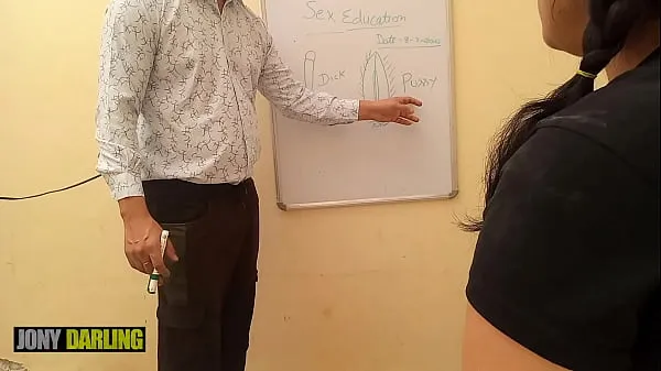 Clip ổ đĩa HD Indian xxx Tuition teacher teach her student what is pussy and dick, Clear Hindi Dirty Talk by Jony Darling