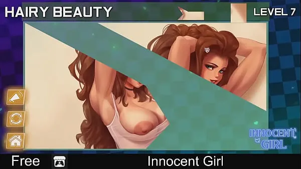 HD Innocent Girl 03 Puzzle schijfclips