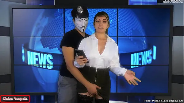 Dysk HD LIVE Reporter gets SEMEN in the face - Facial Cumshot - Public - TRAILER Klipy