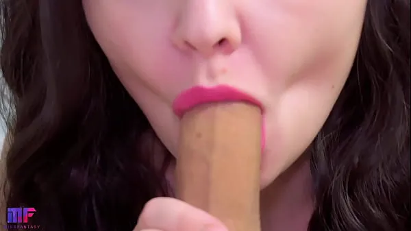 Klip berkendara Close up amateur blowjob with cum in mouth HD