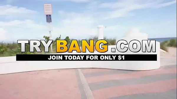 HD BANGBROS - Mimi Monet Picked Up By The Bang Bus Crew drive Clips