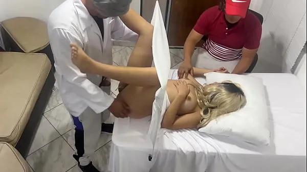 HD My Wife is Checked by the Gynecologist Doctor but I think He is Fucking Her Next to Me and my Wife likes it NTR jav คลิปไดรฟ์