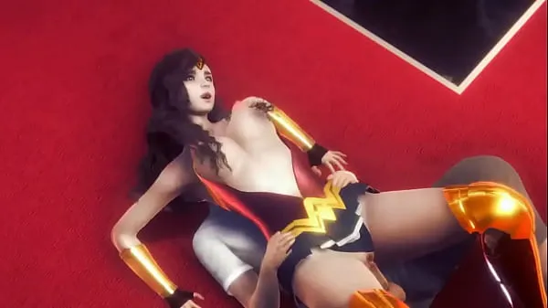 HD Wonder woman new cosplay having sex with a man animation hentai video drive Clips