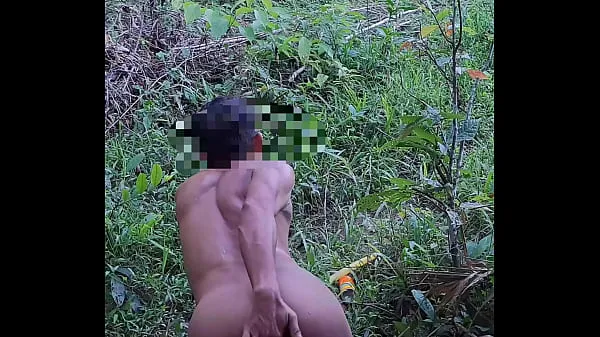 HD Myanmar gay outdoor solo anal play drive Clips