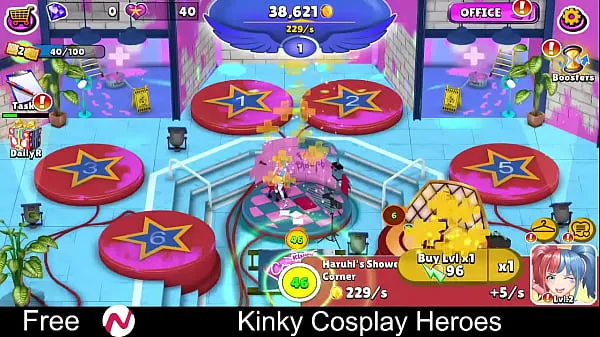 HD Kinky Cosplay Heroes meghajtó klipek