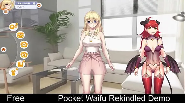 HD Pocket Waifu Rekindled Klip pemacu